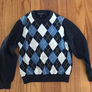 Brooks Brothers Argyle Boy's Blue Sweater